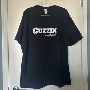 Gildan Don Burnstick “Cuzzin” Graphic Black & White T-shirt
